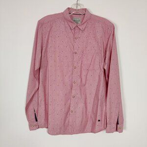 Breakout Men's Shirt Size XL Pink Business Casual Sophisticated Office Academia